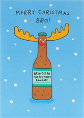 Brewdolph. Reindeer drinking beer-Brother (60)
